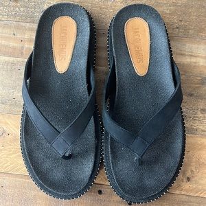 Jacquemus Black Flip Flops- brand new. Worn 3x in home only- never worn outside
